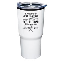 Essential Tremor Warrior It Takes Skills To Look This Good And Feel This Bad Tumbler