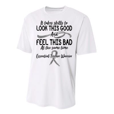 Essential Tremor Warrior It Takes Skills To Look This Good And Feel This Bad Performance Sprint T-Shirt