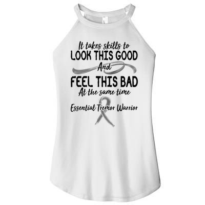 Essential Tremor Warrior It Takes Skills To Look This Good And Feel This Bad Women's Perfect Tri Rocker Tank