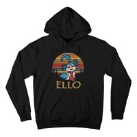 Ello The Worm Labyrinth Ello Labyrinth Movie 80s Vintage Retro Hoodie