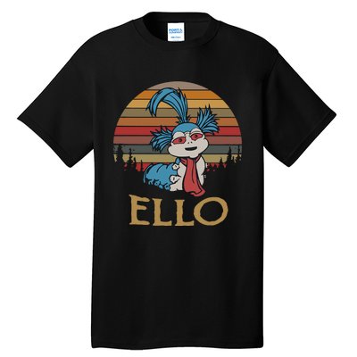 Ello The Worm Labyrinth Ello Labyrinth Movie 80s Vintage Retro Tall T-Shirt