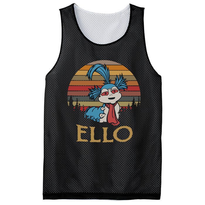 Ello The Worm Labyrinth Ello Labyrinth Movie 80s Vintage Retro Mesh Reversible Basketball Jersey Tank