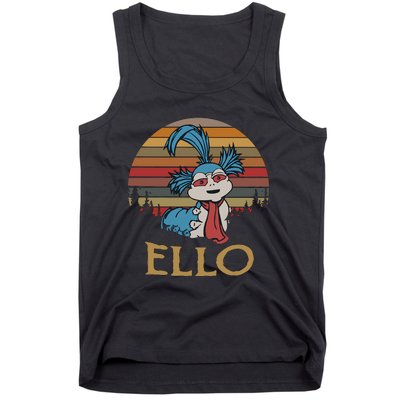 Ello The Worm Labyrinth Ello Labyrinth Movie 80s Vintage Retro Tank Top