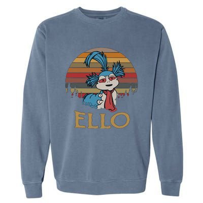 Ello The Worm Labyrinth Ello Labyrinth Movie 80s Vintage Retro Garment-Dyed Sweatshirt