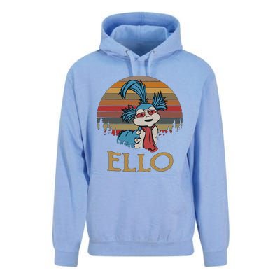 Ello The Worm Labyrinth Ello Labyrinth Movie 80s Vintage Retro Unisex Surf Hoodie