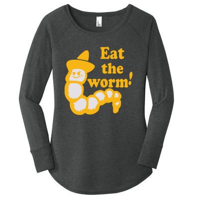 Eat The Worm Women's Perfect Tri Tunic Long Sleeve Shirt