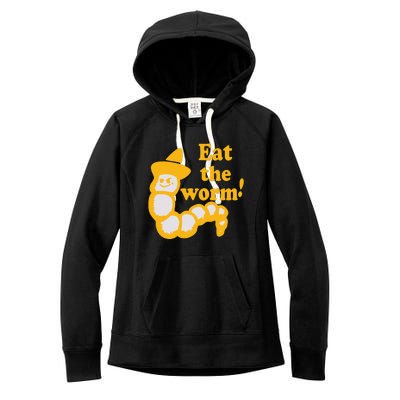 Eat The Worm Women's Fleece Hoodie