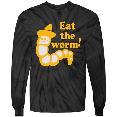 Eat The Worm Tie-Dye Long Sleeve Shirt