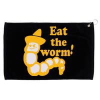 Eat The Worm Grommeted Golf Towel