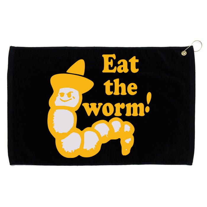 Eat The Worm Grommeted Golf Towel