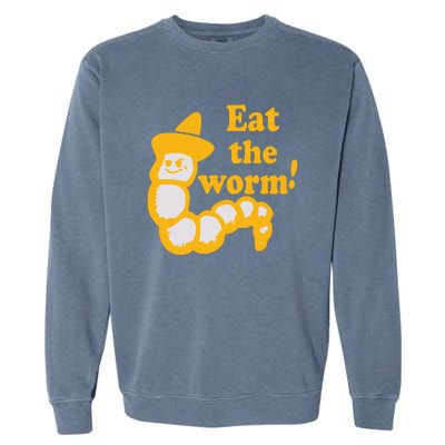 Eat The Worm Garment-Dyed Sweatshirt