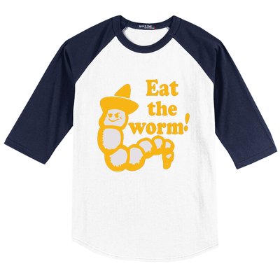 Eat The Worm Baseball Sleeve Shirt