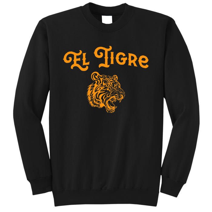 El Tigre With A Tiger Head Tiger Sweatshirt