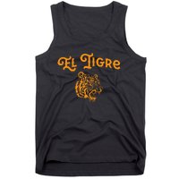 El Tigre With A Tiger Head Tiger Tank Top