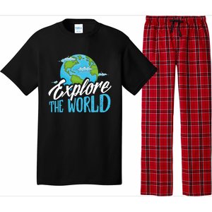 Explore The World Bucket List Goals 7 Continents Exploration Gift Pajama Set