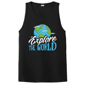 Explore The World Bucket List Goals 7 Continents Exploration Gift PosiCharge Competitor Tank