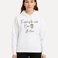 Exploring The World One Coffee At A Time For Travel Lovers Hoodie