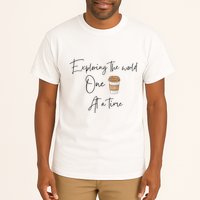 Exploring The World One Coffee At A Time For Travel Lovers Tall T-Shirt