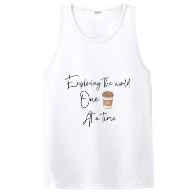 Exploring The World One Coffee At A Time For Travel Lovers PosiCharge Competitor Tank