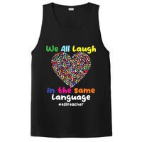 ESL Teacher We All Laugh In The Same Language Eslteacher PosiCharge Competitor Tank