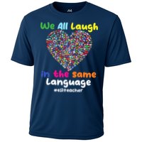 ESL Teacher We All Laugh In The Same Language Eslteacher Performance Shirt