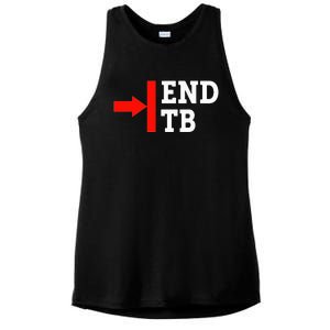 End TB - World TB Tuberculosis Day Awareness Ladies PosiCharge Tri-Blend Wicking Tank