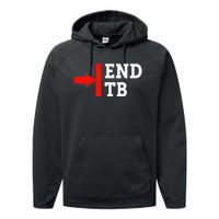 End TB - World TB Tuberculosis Day Awareness Performance Fleece Hoodie