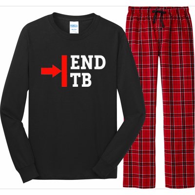 End TB - World TB Tuberculosis Day Awareness Long Sleeve Pajama Set