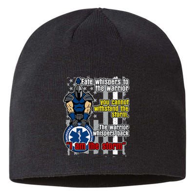 Emt Trojan Warrior I Am The Storm Sustainable Beanie