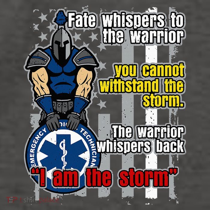 Emt Trojan Warrior I Am The Storm Vector Backpack