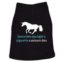 Every Time You Light A Cigarette A Unicorn Dies Doggie Tank