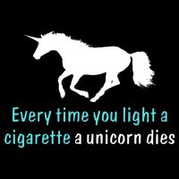 Every Time You Light A Cigarette A Unicorn Dies Impact Tech Backpack