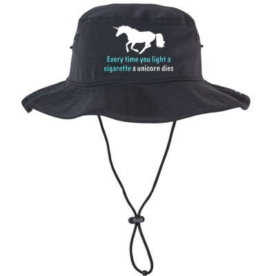 Every Time You Light A Cigarette A Unicorn Dies Bucket Hat