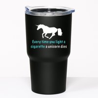 Every Time You Light A Cigarette A Unicorn Dies Tumbler