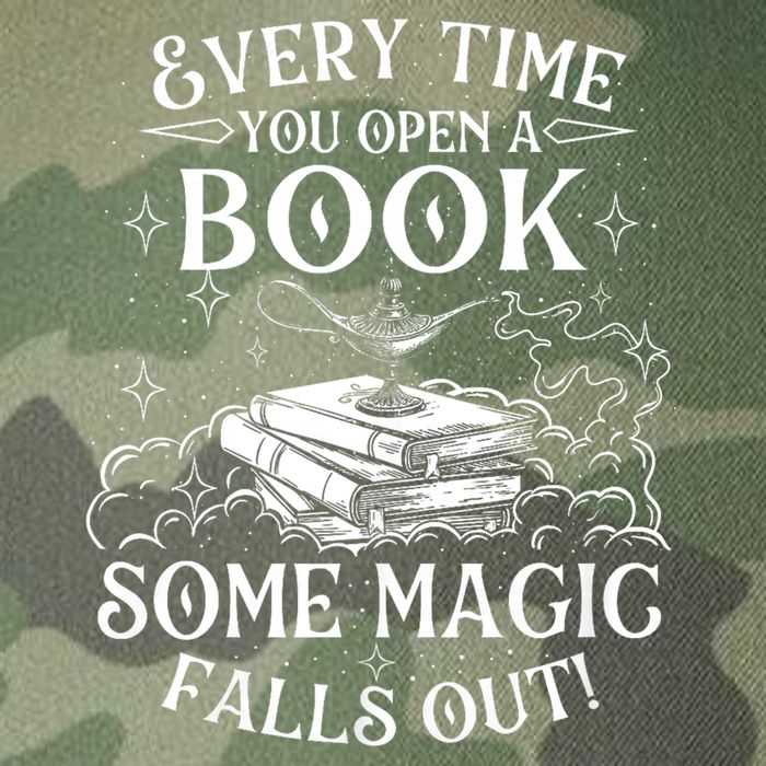Every Time You Open A Book Some Magic Falls Out - Bookworm Legacy Tie Dye Trucker Hat