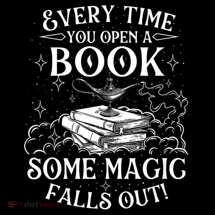 Every Time You Open A Book Some Magic Falls Out - Bookworm Stripe Pom Pom Beanie