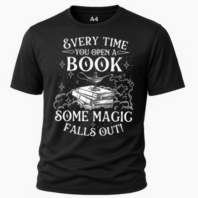 Every Time You Open A Book Some Magic Falls Out - Bookworm Performance Shirt