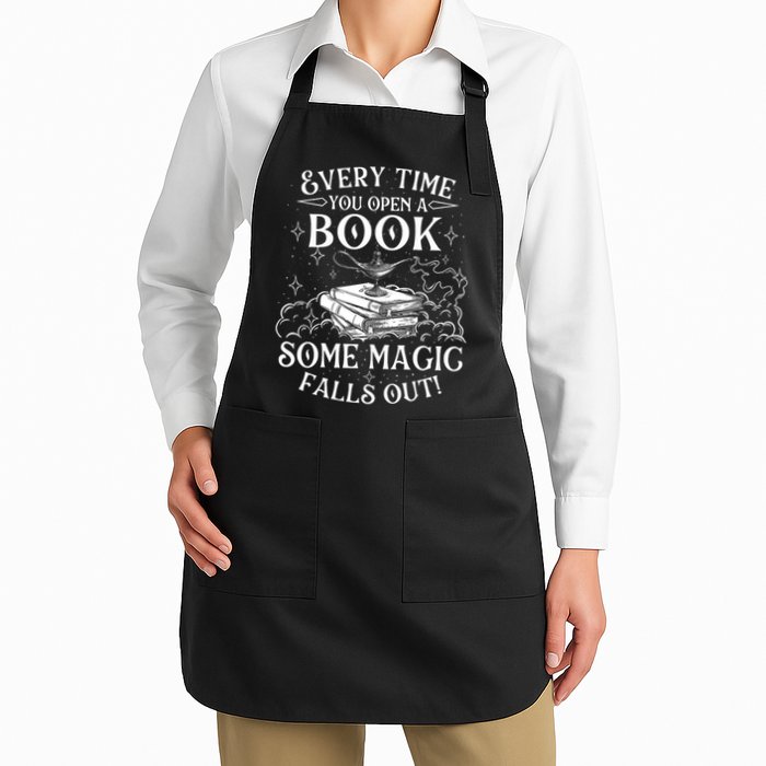 Every Time You Open A Book Some Magic Falls Out - Bookworm Apron