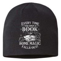 Every Time You Open A Book Some Magic Falls Out - Bookworm Sustainable Beanie