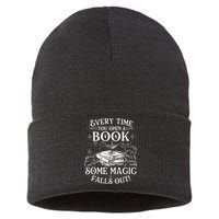 Every Time You Open A Book Some Magic Falls Out - Bookworm Sustainable Knit Beanie