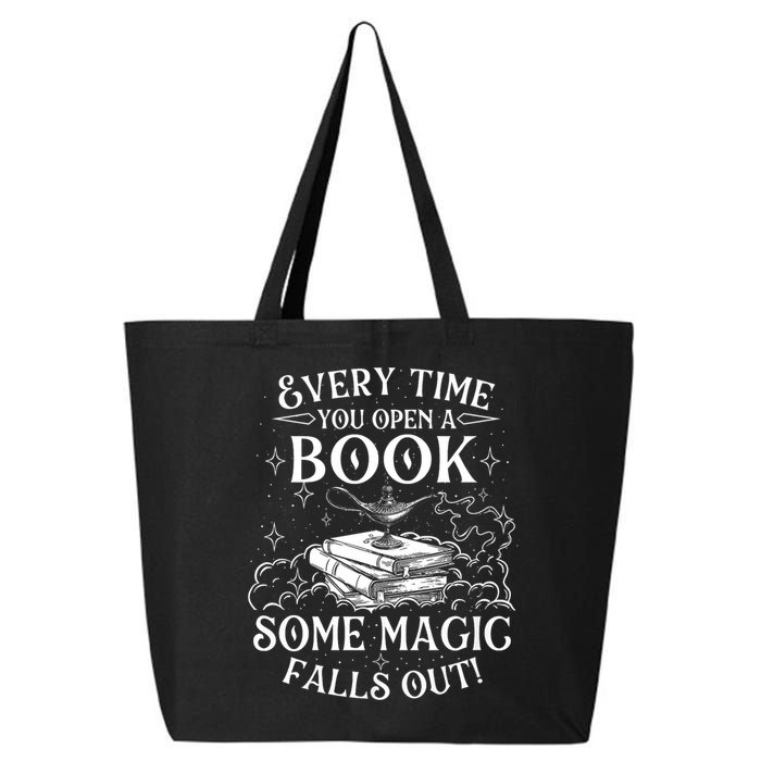Every Time You Open A Book Some Magic Falls Out - Bookworm 25L Jumbo Tote