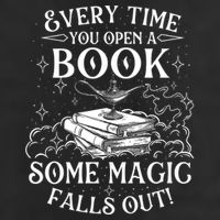 Every Time You Open A Book Some Magic Falls Out - Bookworm Trucker Hat