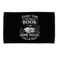 Every Time You Open A Book Some Magic Falls Out - Bookworm Microfiber Hand Towel