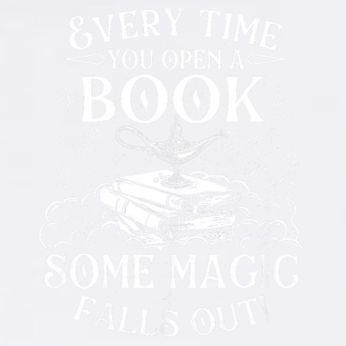 Every Time You Open A Book Some Magic Falls Out - Bookworm Garment-Dyed Sweatshirt