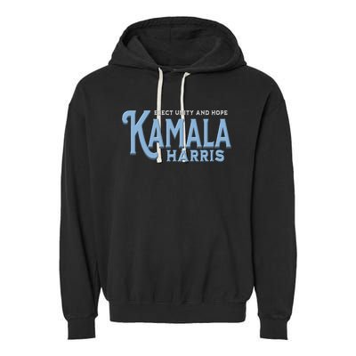 Elect Unity And Hope Kamala Harris For President 2024 Garment-Dyed Fleece Hoodie