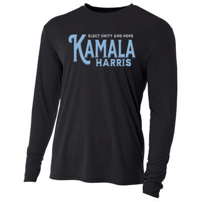 Elect Unity And Hope Kamala Harris For President 2024 Cooling Performance Long Sleeve Crew