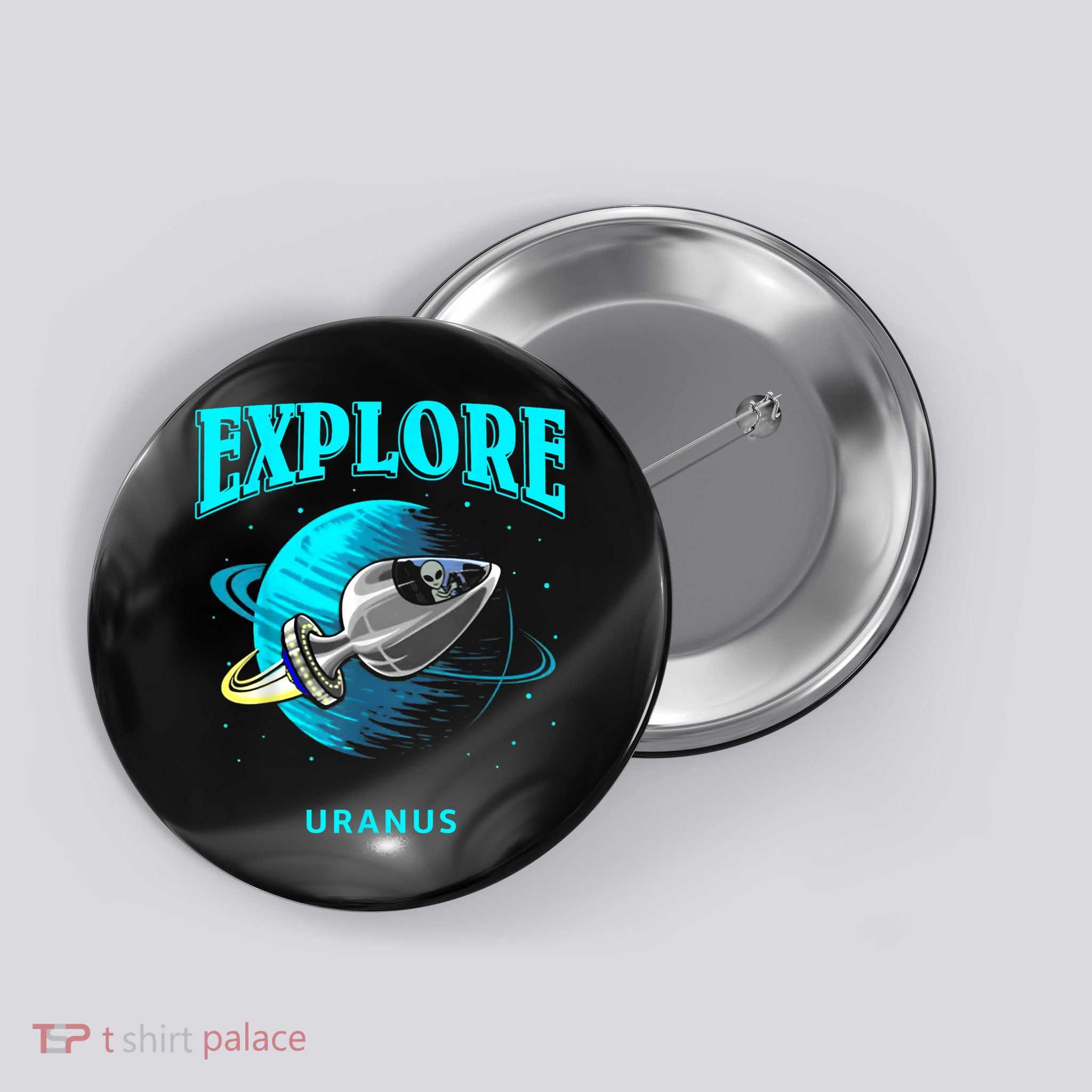 Explore Uranus Allien Button