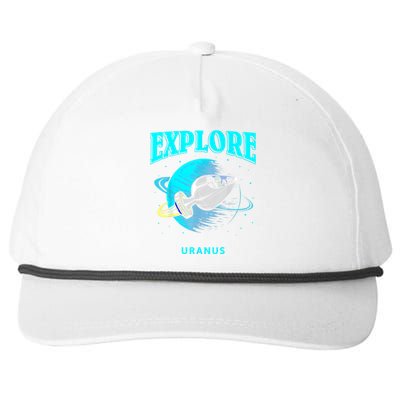 Explore Uranus Allien Snapback Five-Panel Rope Hat