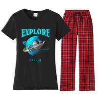 Explore Uranus Allien Women's Flannel Pajama Set