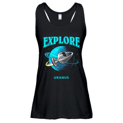 Explore Uranus Allien Ladies Essential Flowy Tank